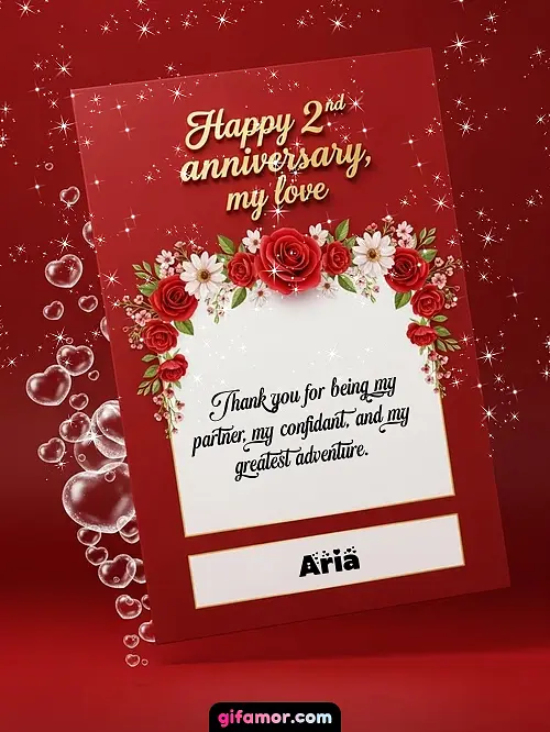 Happy 2st anniversary, my love II Aria