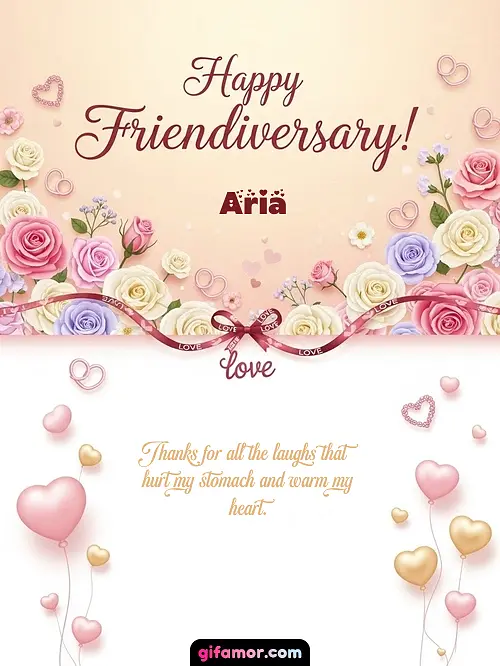 Happy friendiversary! Aria