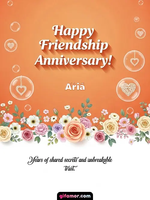 Happy friendship anniversary! III Aria