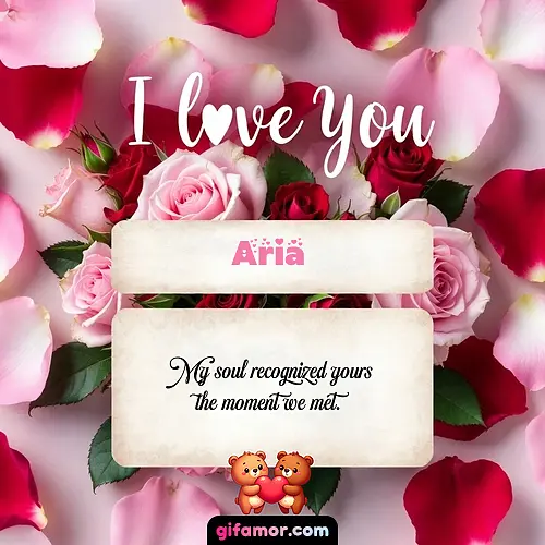 I love you V Aria