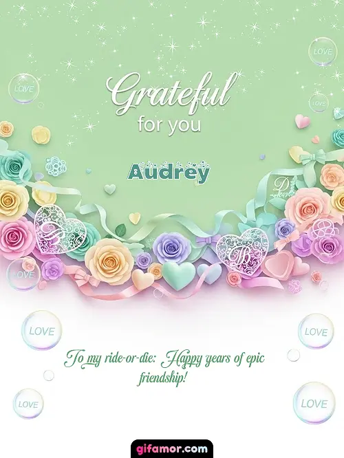 Grateful for you! III Audrey