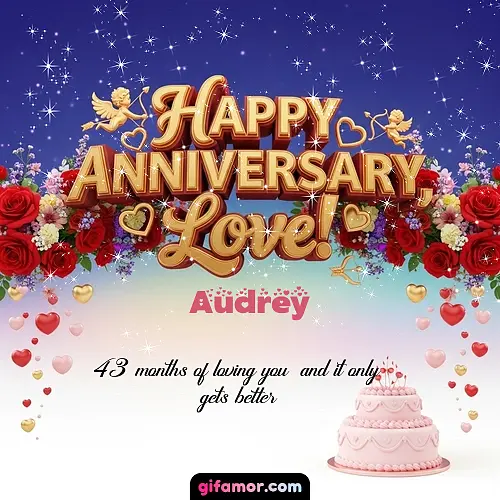 Happy one month anniversary, love! Audrey