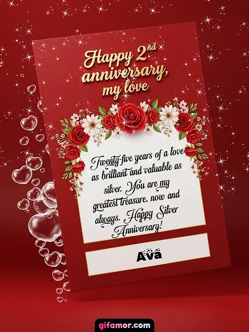 Happy 2st anniversary, my love II Ava