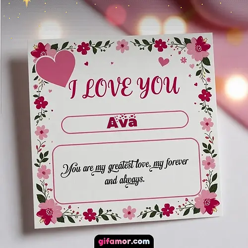 I Love You III Ava