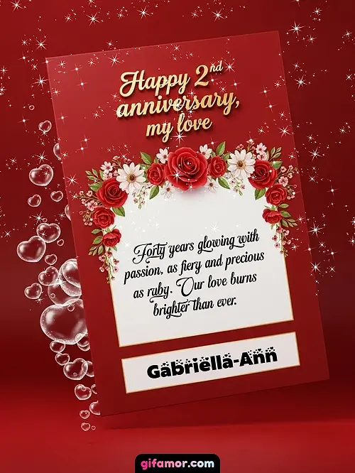 Happy 2st anniversary, my love II Gabriella-Ann