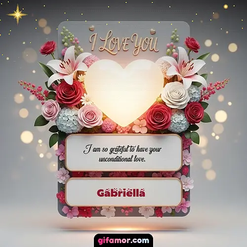 I Love You XIV Gabriella