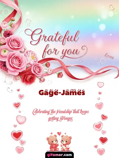 Grateful for you! II Gage-James