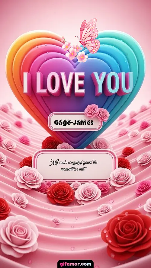 I Love You XXV Gage-James
