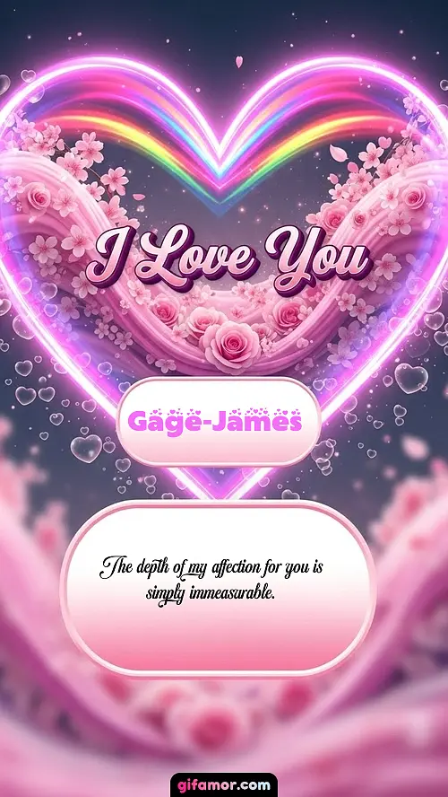 I Love You XXVIII Gage-James