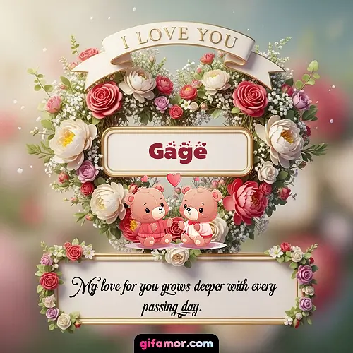 I Love You X Gage