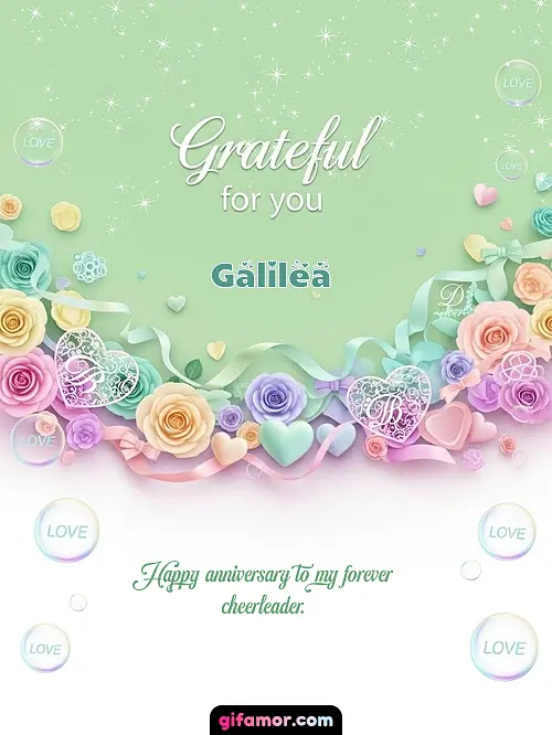 Grateful for you! III Galilea