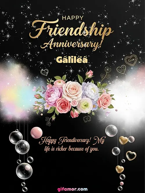 Happy friendship anniversary! II Galilea
