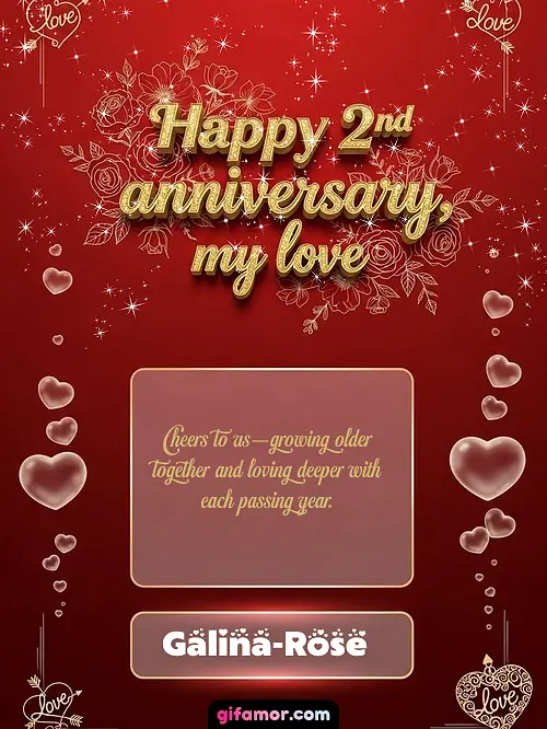 Happy 2st anniversary, my love III Galina-Rose