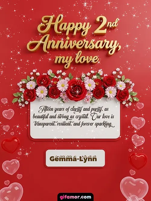 Happy 2st anniversary, my love I Gemma-Lynn