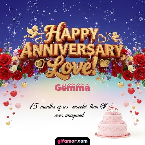 Happy one month anniversary, love! Gemma