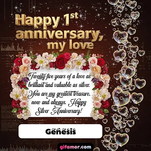 Happy 1st anniversary, my love IV Genesis