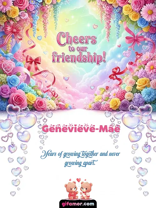 Cheers to our friendship! I Genevieve-Mae