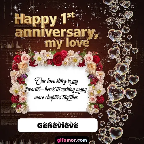 Happy 1st anniversary, my love IV Genevieve