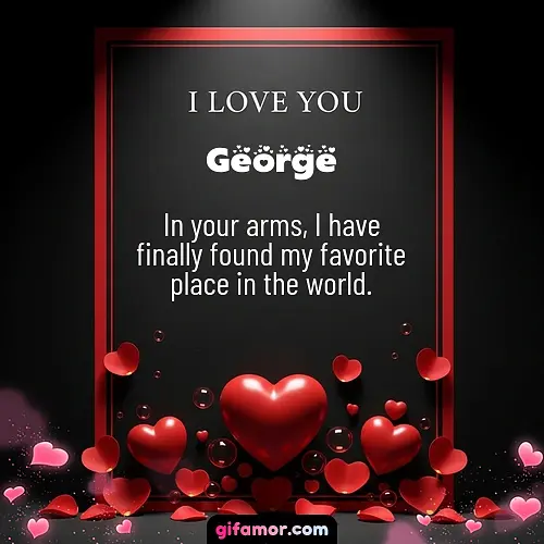 I love you I George