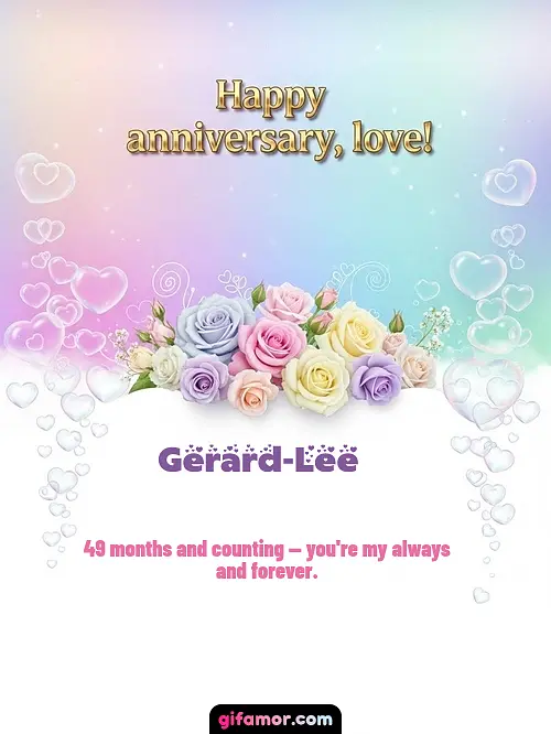Happy anniversary, love! III Gerard-Lee