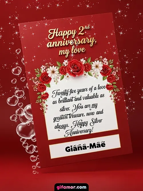 Happy 2st anniversary, my love II Giana-Mae