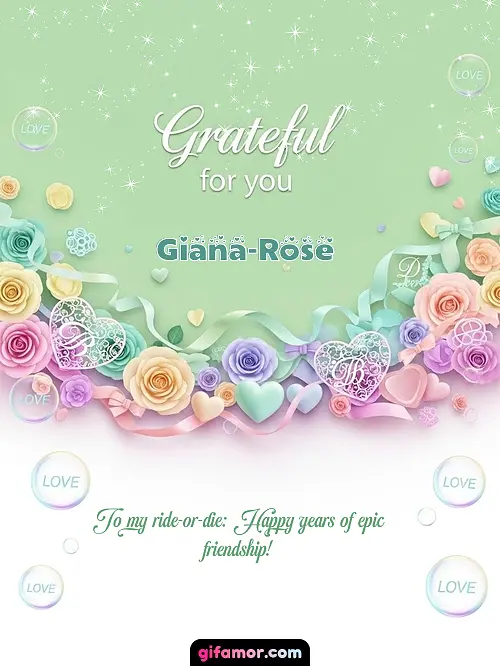 Grateful for you! III Giana-Rose