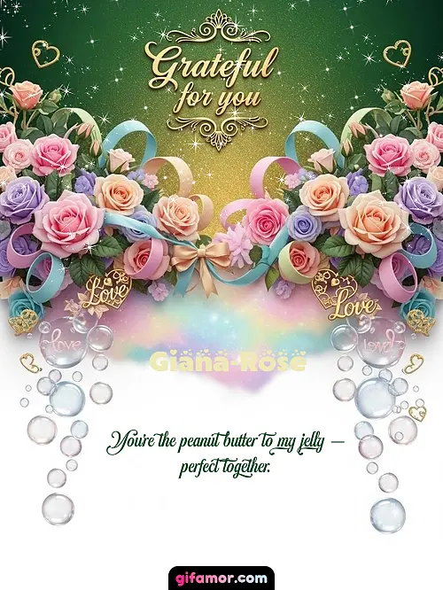 Grateful for you! IV Giana-Rose