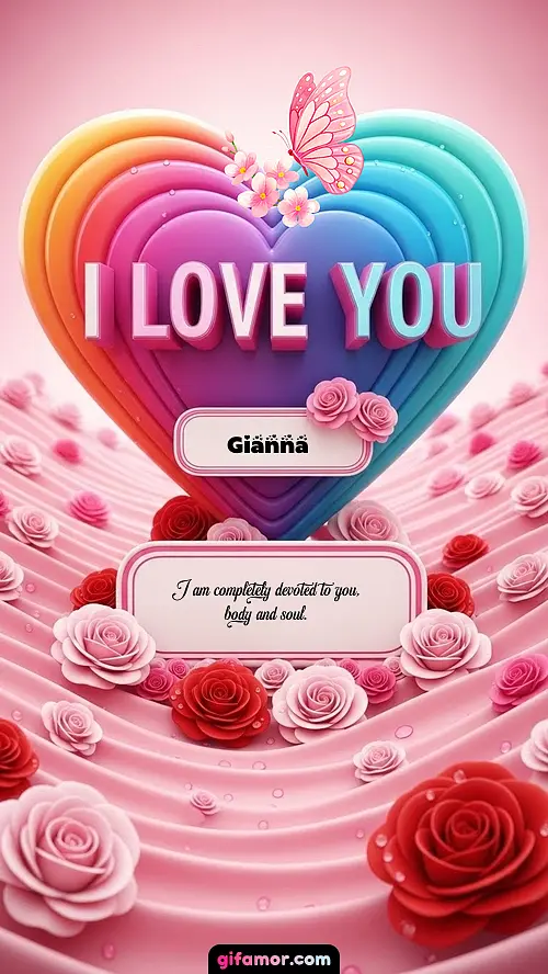 I Love You XXV Gianna