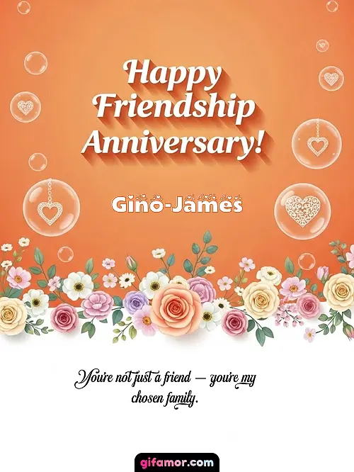 Happy friendship anniversary! III Gino-James