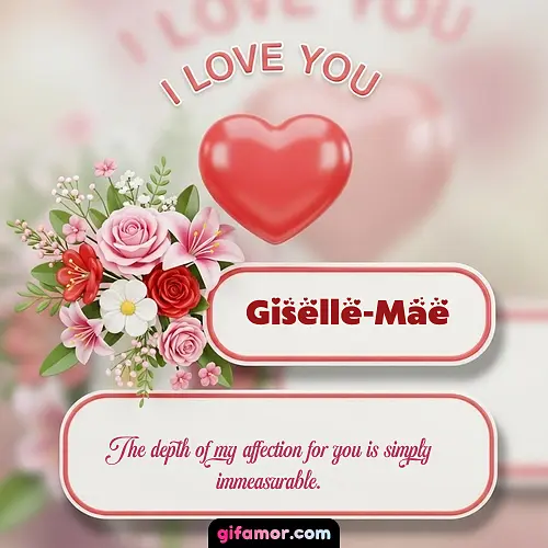 I Love You XI Giselle-Mae