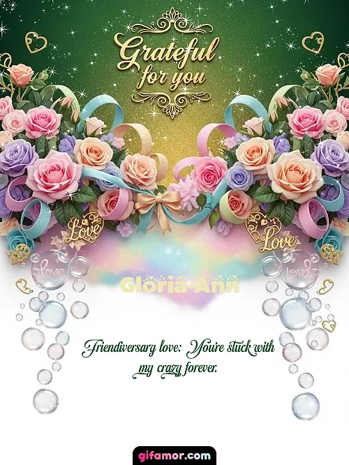 Grateful for you! IV Gloria-Ann