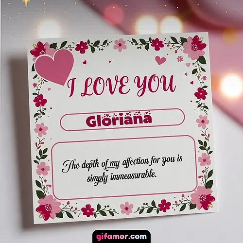I Love You III Gloriana