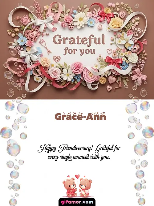 Grateful for you Grace-Ann