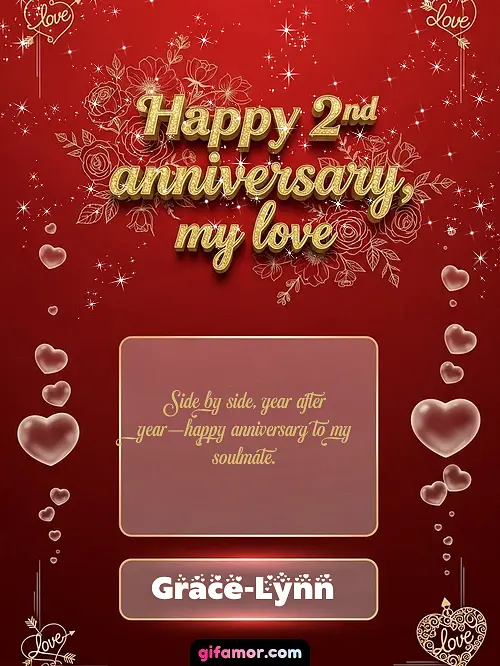 Happy 2st anniversary, my love III Grace-Lynn