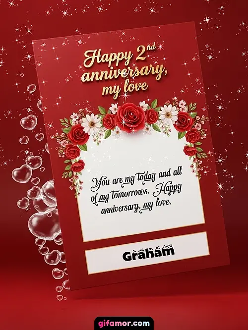 Happy 2st anniversary, my love II Graham