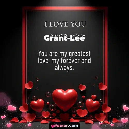 I love you I Grant-Lee