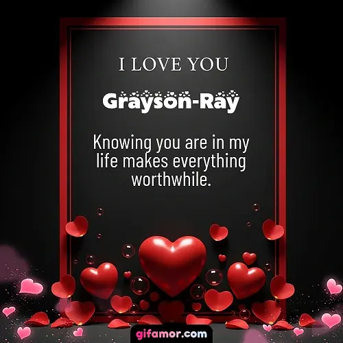 I love you I Grayson-Ray