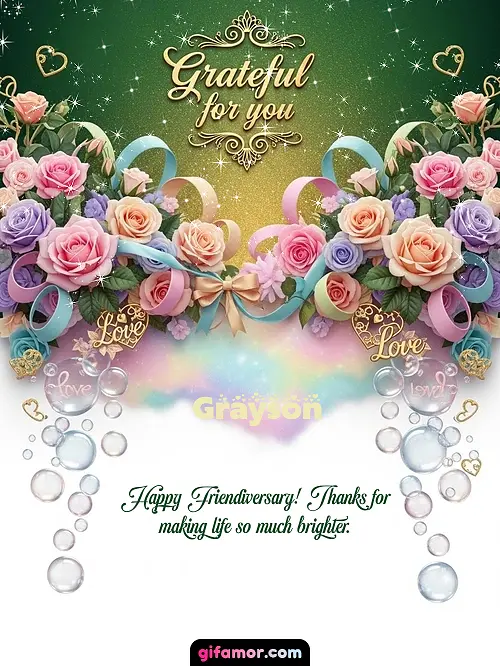 Grateful for you! IV Grayson