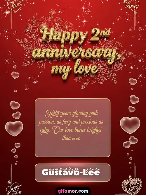Happy 2st anniversary, my love III Gustavo-Lee