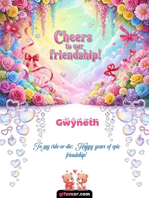 Cheers to our friendship! I Gwyneth