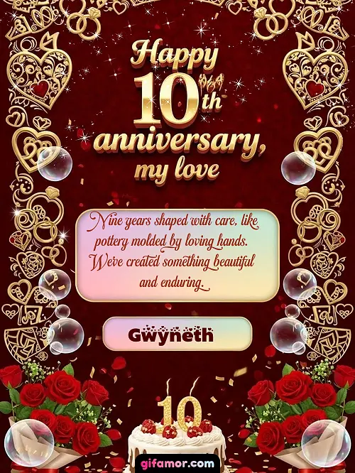 Happy 10th anniversary, my love Gwyneth