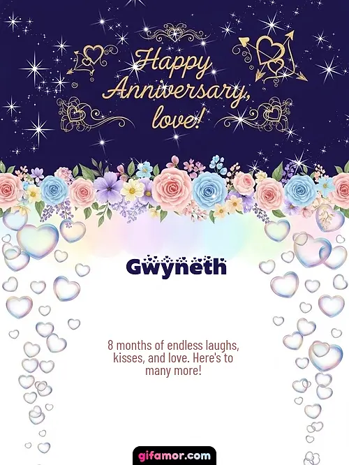 Happy anniversary, love! Gwyneth