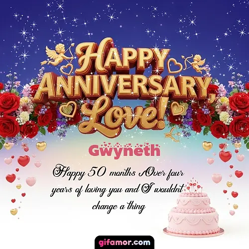 Happy one month anniversary, love! Gwyneth