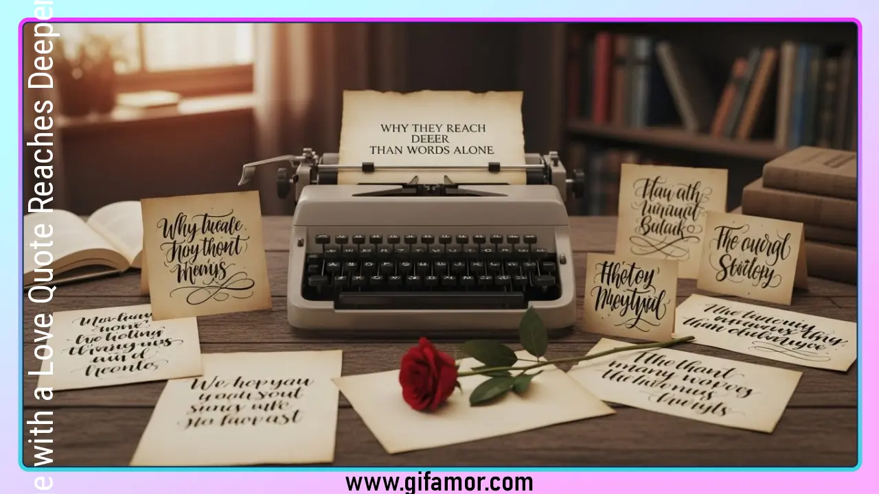 Why an Image with a Love Quote Reaches Deeper Than a Thousand Words Alone